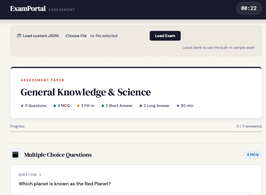ExamGenerator